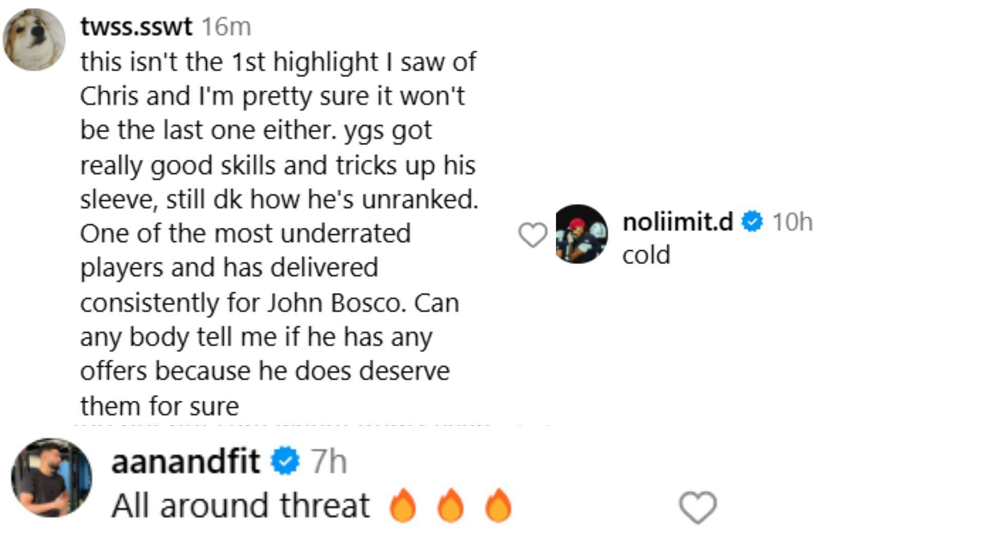 College hoops fans react to “underrated” guard Chris Komin’s 19 pts output despite loss vs. Roosevelt